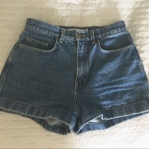 American Apparel High Waist Shorts